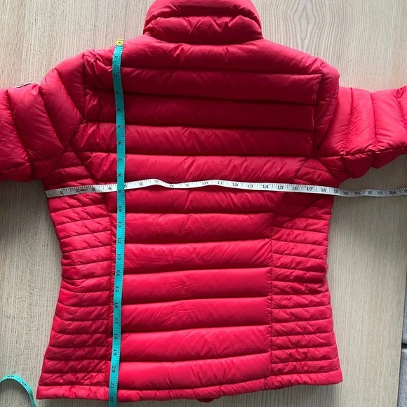 Abercrombie & Fitch Vibrant Red Puffer Jacket - Picture 3 of 3